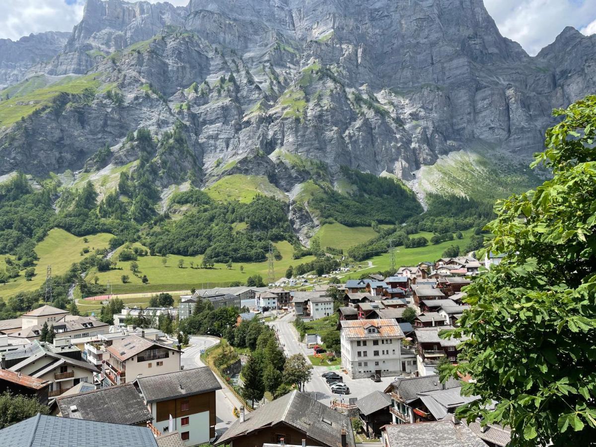 Super Central - Appartement 2,5Pcs A Leukerbad Exterior foto