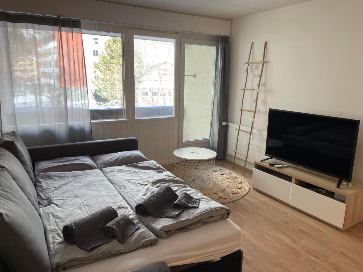 Super Central - Appartement 2,5Pcs A Leukerbad Exterior foto